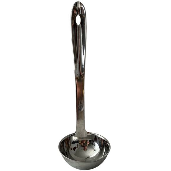 ALL-CLAD Stainless Steel Soup Ladle 12" Long Stainless Steel  Silver Excellent - Picture 1 of 7